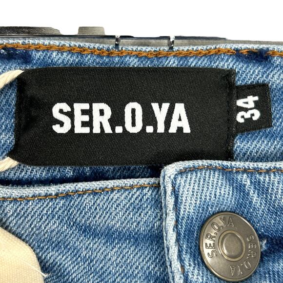 Ser O Ya Nate Skinny Made in Italy Jeans 34 x 30 - Picture 9 of 14